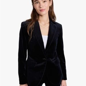 NWOT Theory Midnight Velvet Blazer